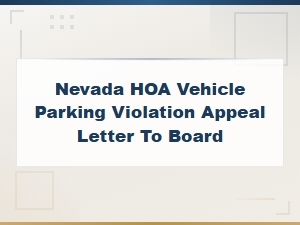 How to Appeal an Hoa Parking Violation in Nevada
